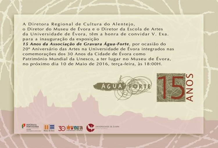 Museu de Évora 15 Anos de Água-Forte