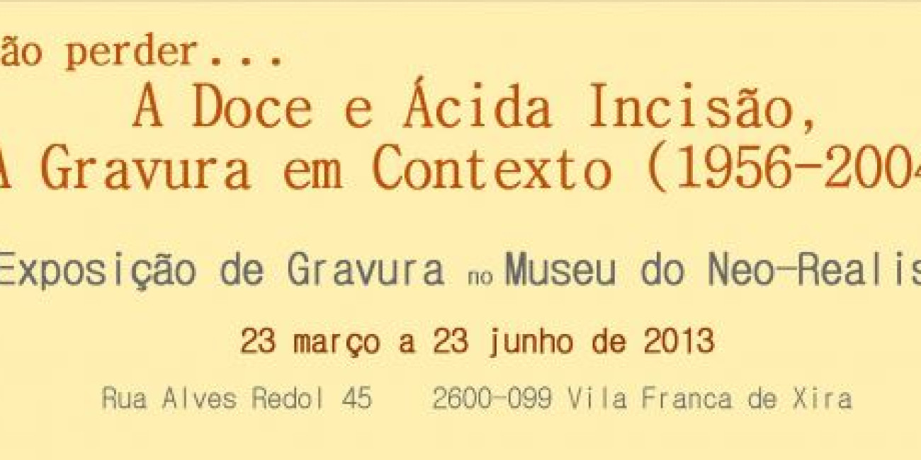 Sessão evocativa e exibição de documentário sobre a Gravura