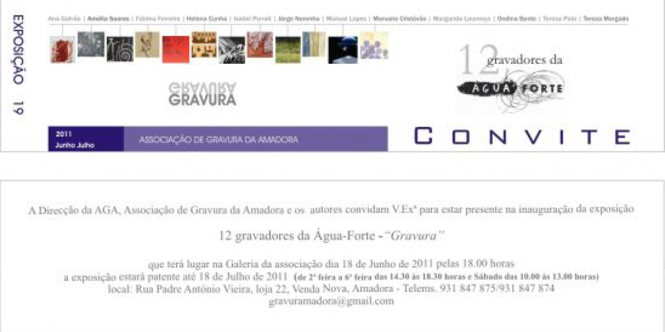 Exposi&ccedil;&atilde;o Colectiva, Associa&ccedil;&atilde;o de Gravura da Amadora