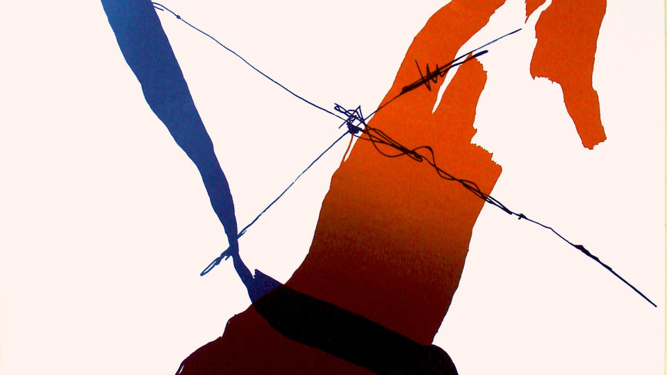 planar a esmo sobre a floresta &middot; serigrafia &middot; 2008 &middot; 49 x 35