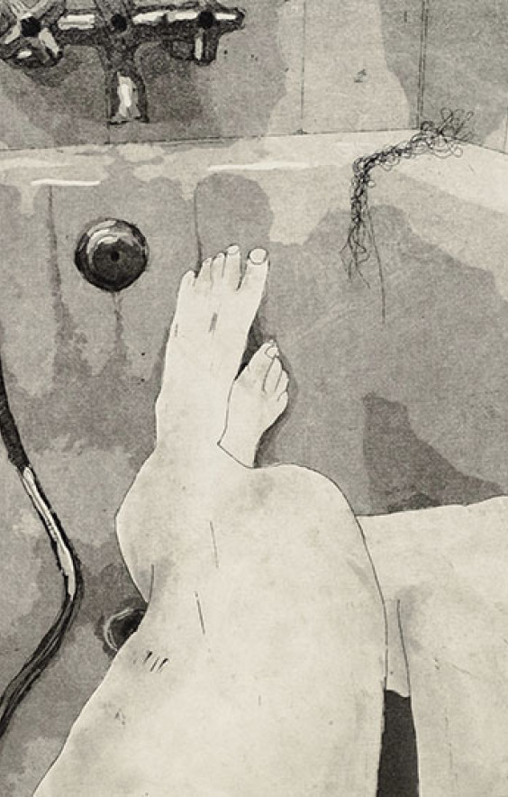 "Sem t&iacute;tulo", 29x31cm &middot; Água forte e água tinta