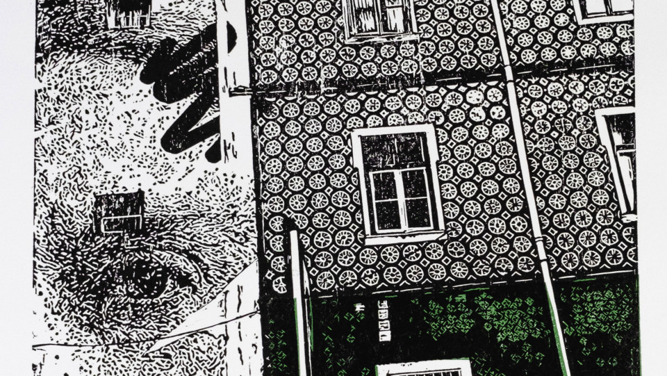 Gra&ccedil;a, 42x30cm &middot; Linogravura