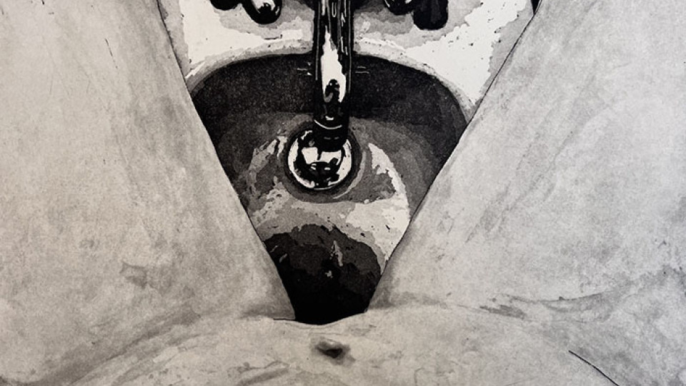 "Sem t&iacute;tulo", 30x34cm &middot; Água forte e água tinta