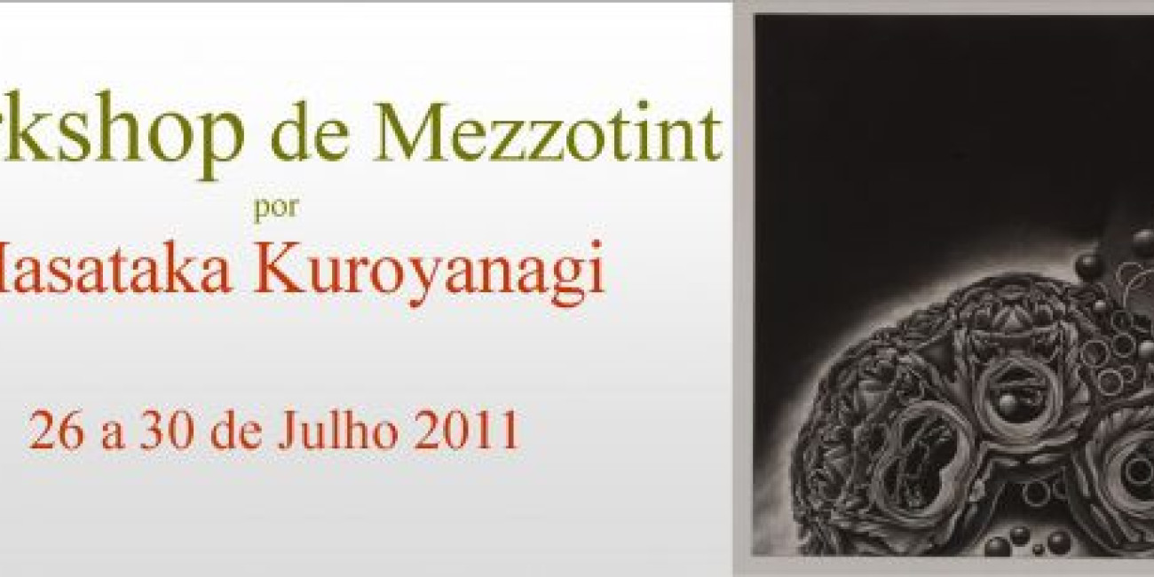Workshop de Mezzotint por Masataka Kuroyanagi