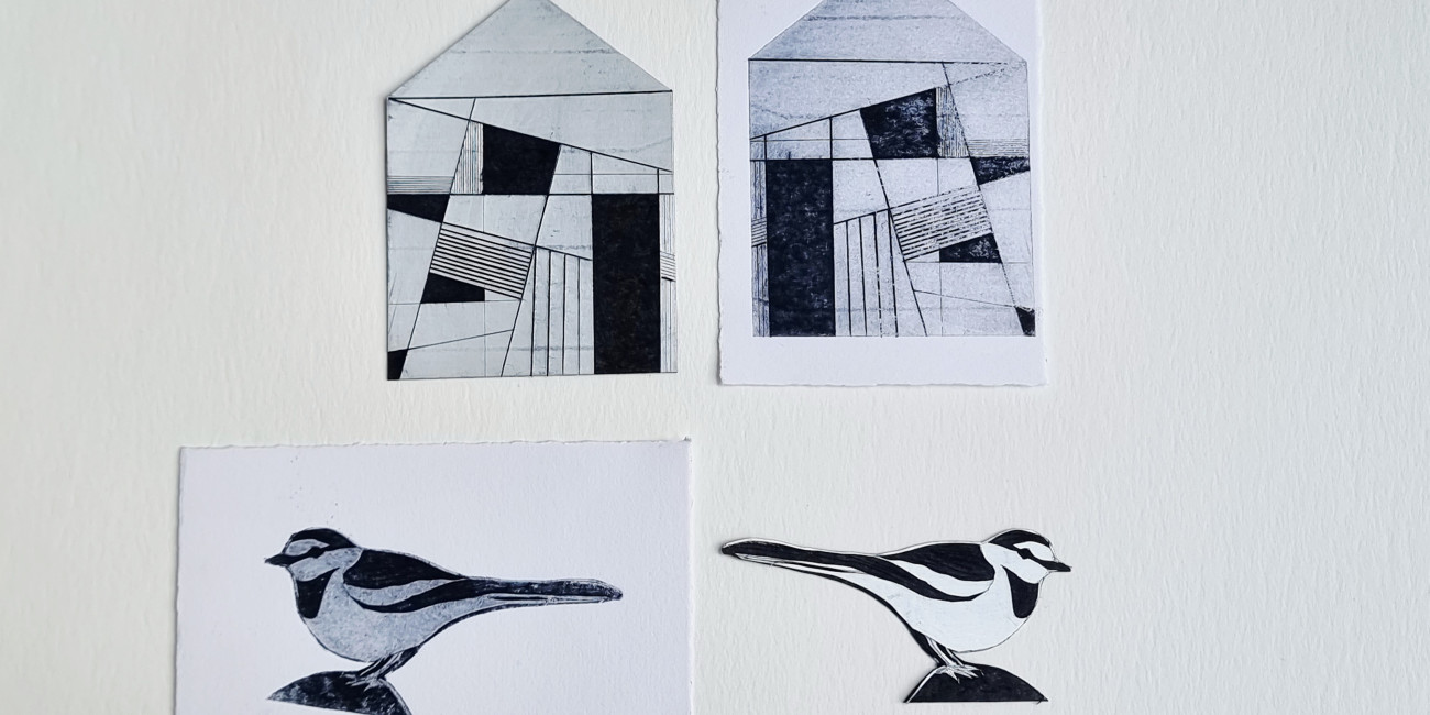 Ponta Seca sobre PVC E TETRAPAK